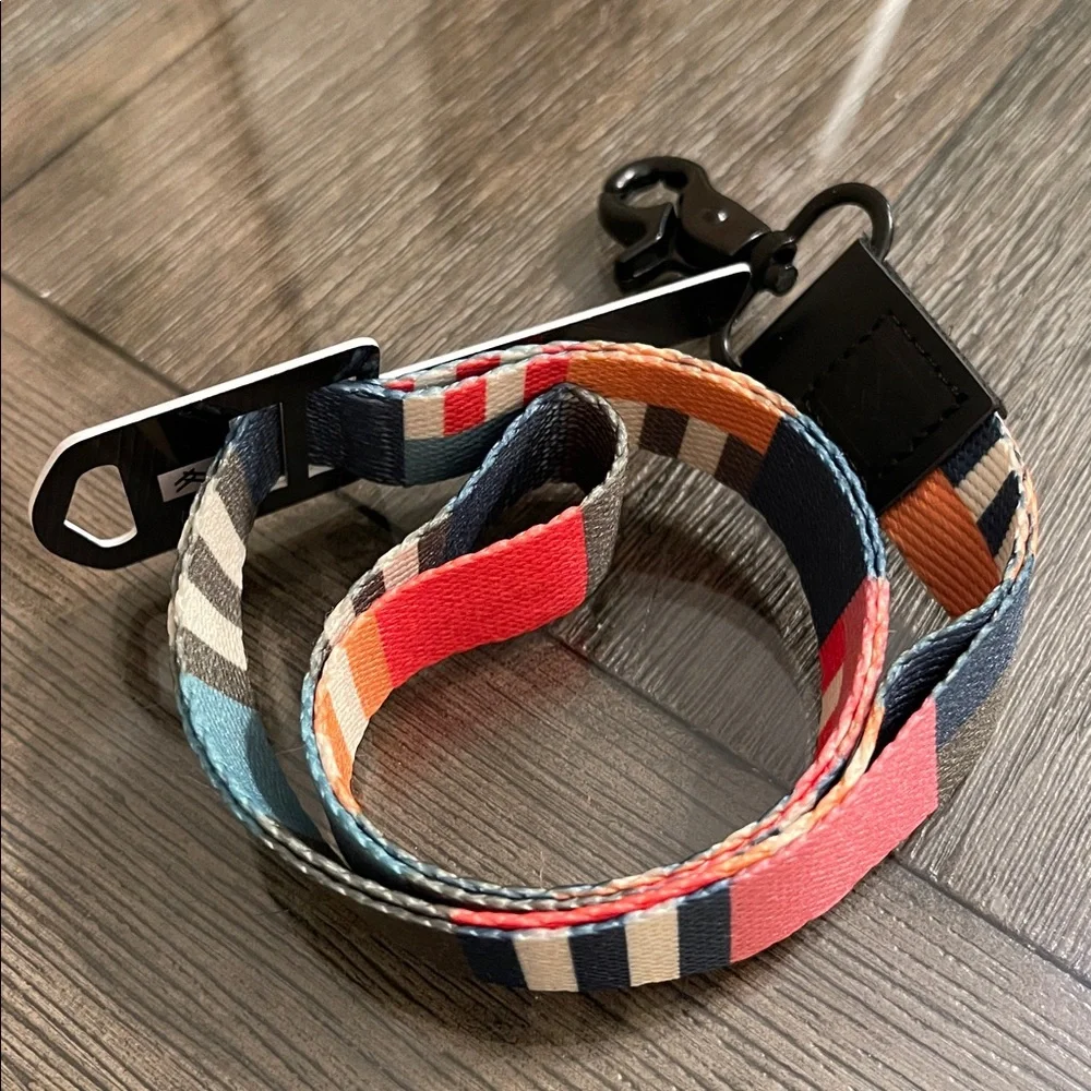 THREAD NECK LANYARD BRIGHTON Colorful Striped Lanyard